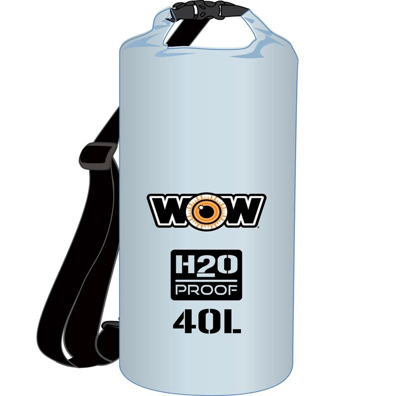 WOW Watersports H2O Proof Dry Bag – Clear 40 Liter [18-5100C]