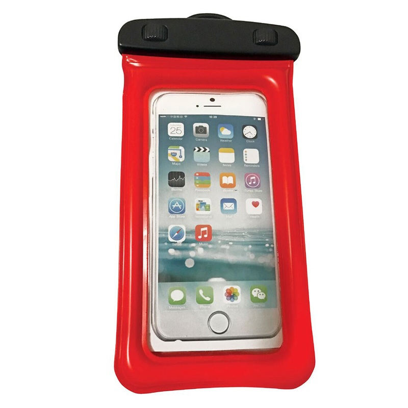 WOW Watersports H2O Proof Phone Holder – Red 4″ x 8″ [18-5000R]