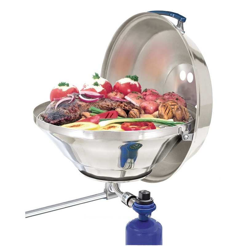 Magma Marine Kettle 17″ Party Size Gas Grill w/Hinged Lid [A10-215]