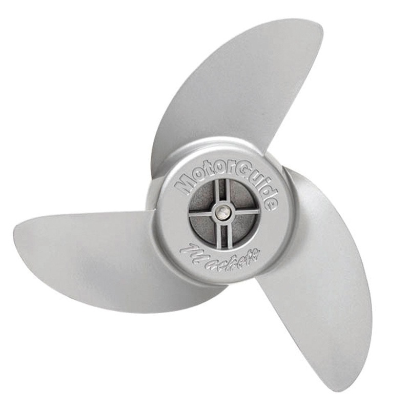 MotorGuide Metal Machete III Blade Aluminum Weedless Prop 3.5″ [MGA087M]