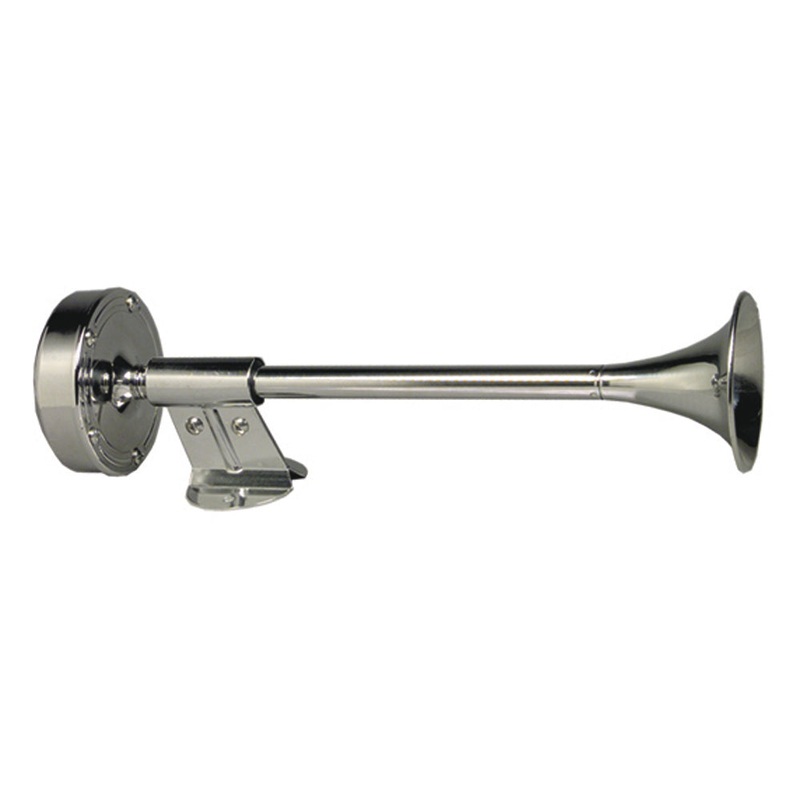 Schmitt  Ongaro Deluxe All-Stainless Shorty Single Trumpet Horn – 12V [10009]