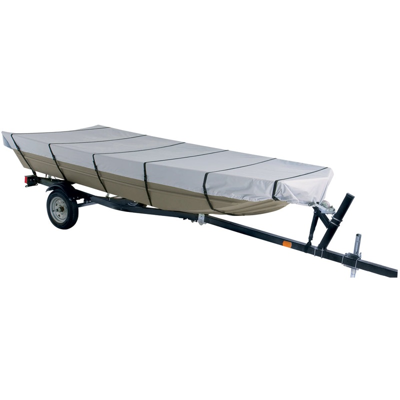 Dallas Manufacturing Co. 300D Jon Boat Cover – Model C – Fits 16′ w/Beam Width to 75″ [BC21013C]