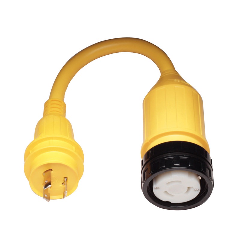 Marinco Pigtail Adapter – 50A Female to 30A Male [111A]