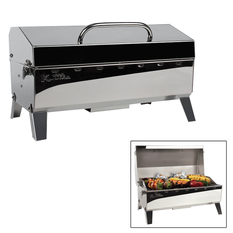 Kuuma Stow N’ Go 160 Gas Grill – 13,000BTU w/Regulator, Thermometer and Igniter [58131]