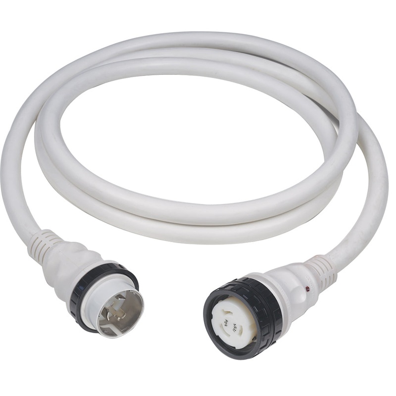 Marinco 50A 125V Shore Power Cable – 50′ – White [6153SPPW]