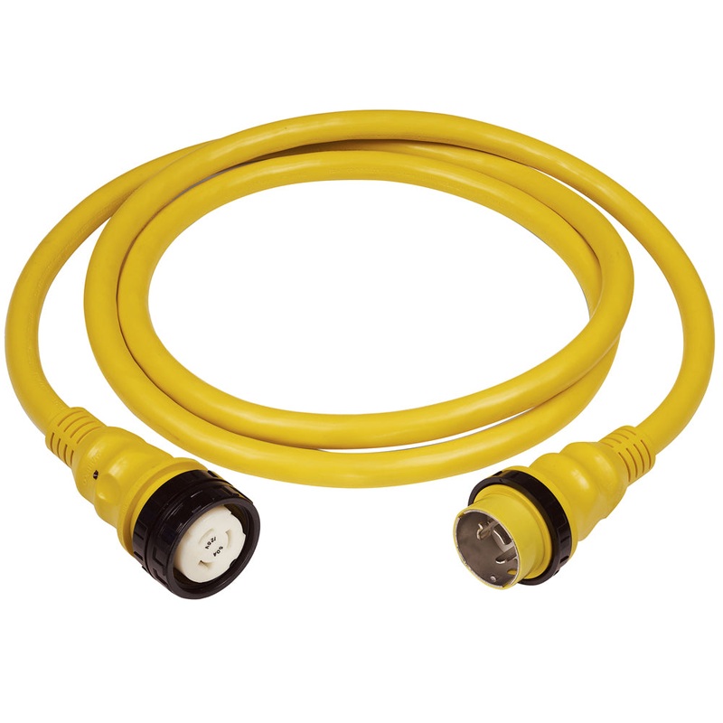 Marinco 50A 125V Shore Power Cable – 50′ – Yellow [6153SPP]