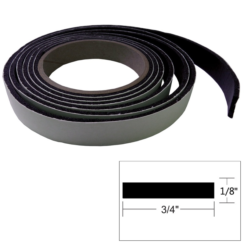 TACO Hatch Tape 8’L x “H x “W – Black [V30-0744B8-2]