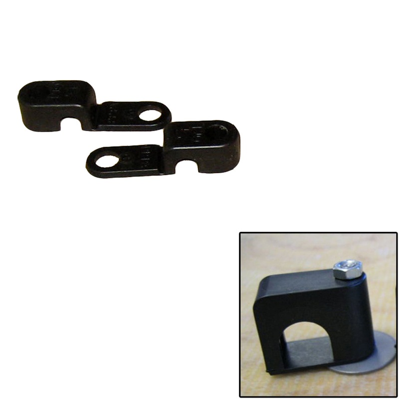 Weld Mount Single Poly Clamp f/1/4″ x 20 Studs – 1/4″ OD – Requires 0.75″ Stud – Qty. 25 [60250]