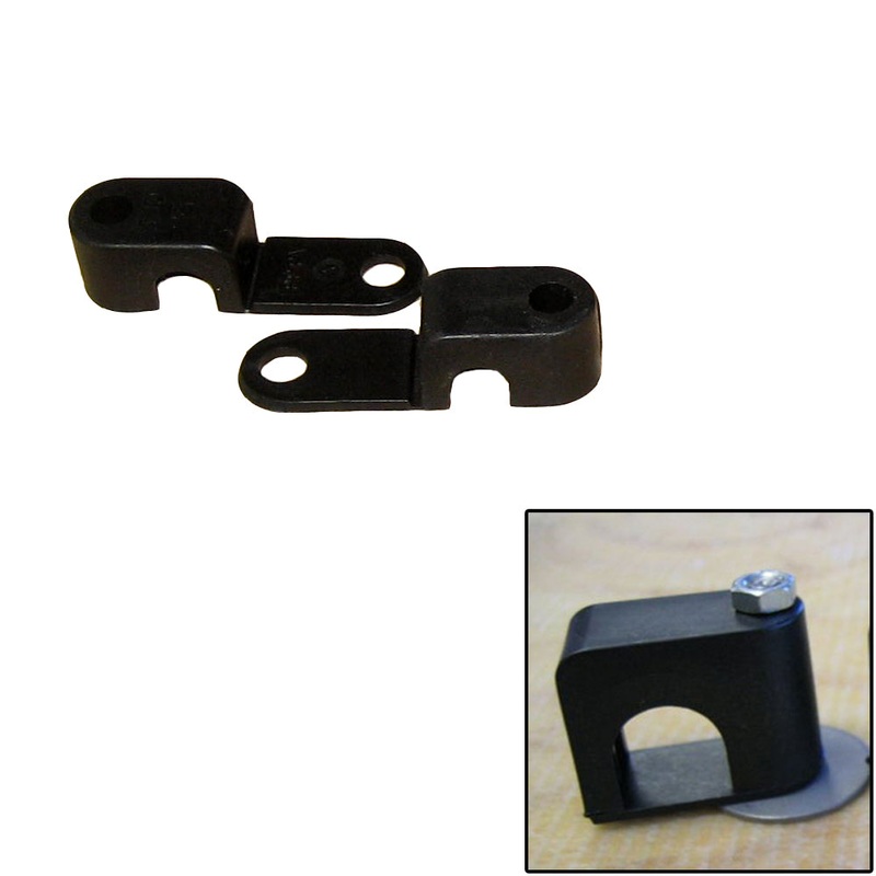 Weld Mount Single Poly Clamp f/1/4″ x 20 Studs – 3/8″ OD – Requires 1″ Stud – Qty. 25 [60375]