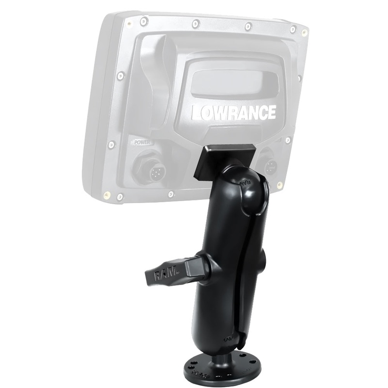 Lowrance RAM 1.5″ Mark/Elite 5″ Series Quick Release Mount [000-10910-001]