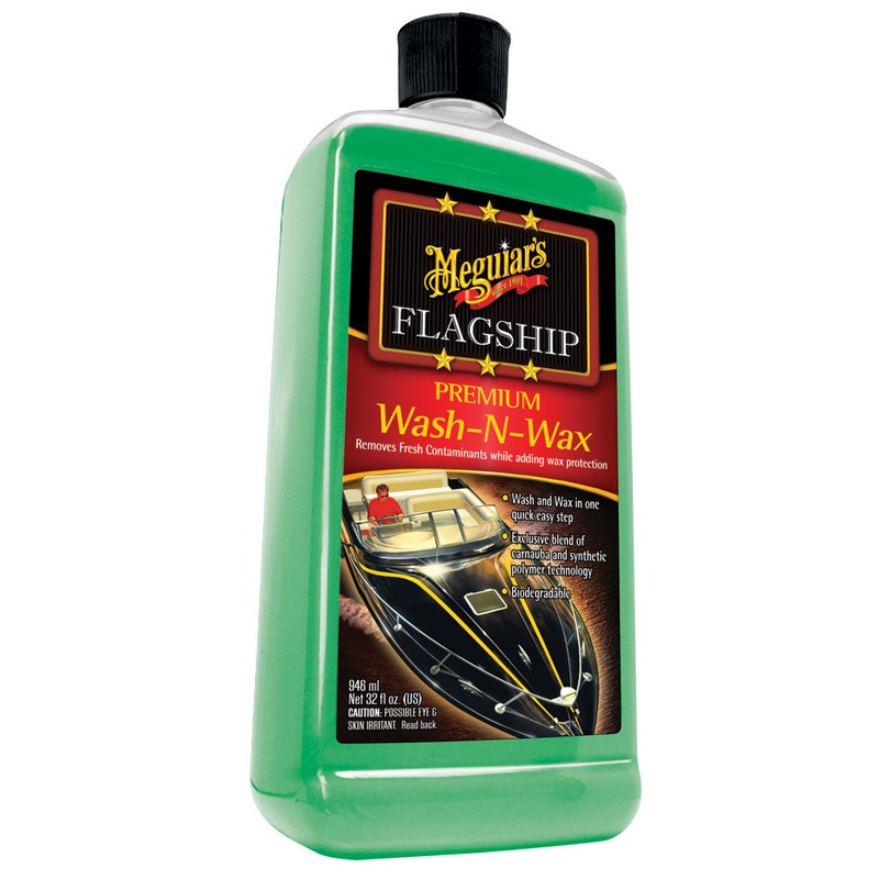 Meguiar’s Marine Flagship Wash N Wax – 32oz [M4232]
