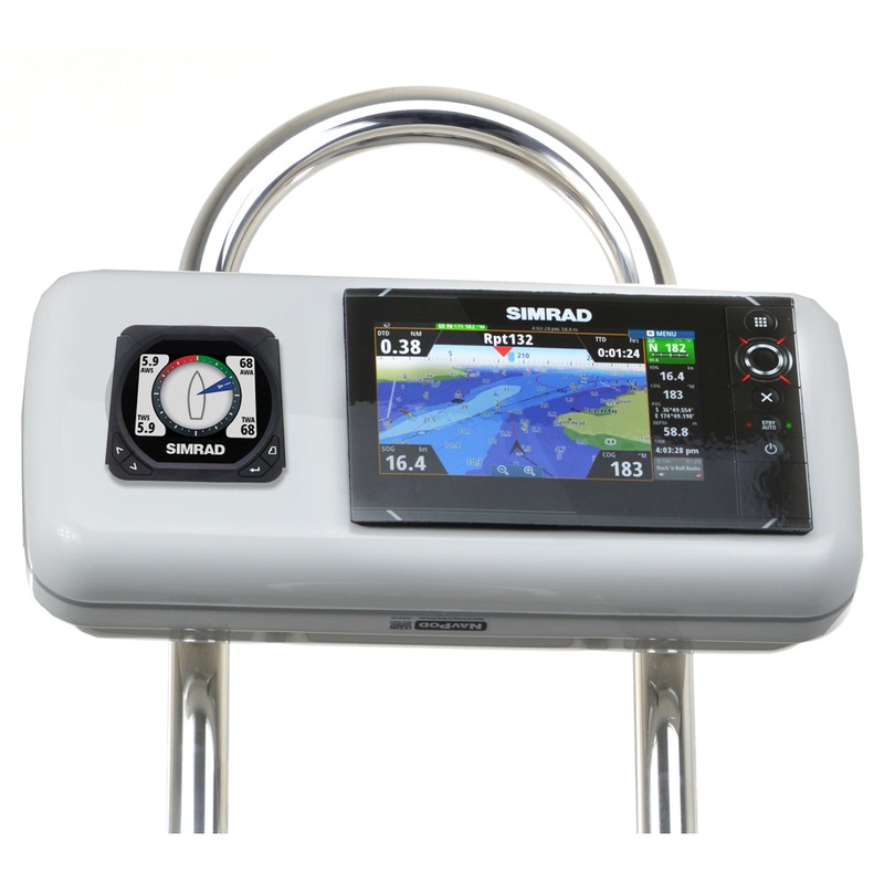 NavPod GP1516 SystemPod Pre-Cut f/Simrad NSS7 evo2 or B&G Zeus 7 & 1 Instrument f/9.5″ Wide Guard [GP1516]