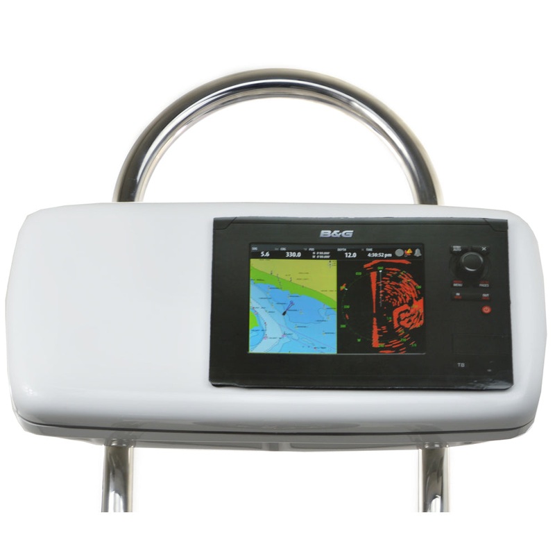 NavPod GP2040-08 SystemPod Pre-Cut f/Simrad NSS8 or B&G Zeus Touch 8 & 2 Instruments f/12″ Wide Guard [GP2040-08]