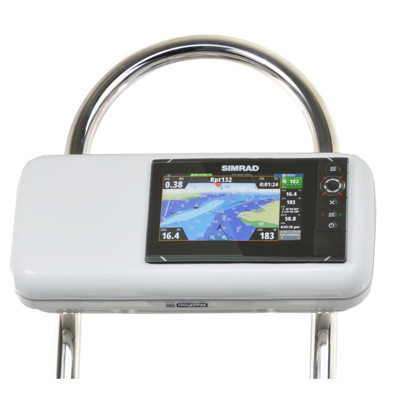 NavPod GP2506 SystemPod Pre-Cut f/Simrad NSS7 evo2 or B&G Zeus 7 w/Space On The Left f/12″ Wide Guard [GP2506]
