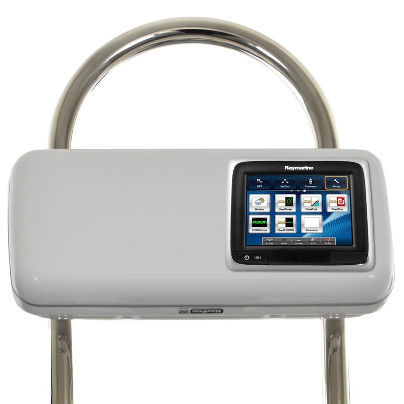 NavPod GP2507 SystemPod Pre-Cut f/ Raymarine a65/a67/a68 w/Space On The Left f/12″ Wide Guard [GP2507]