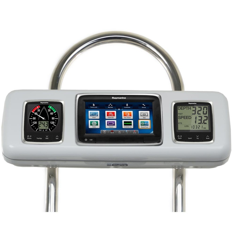 NavPod GP2605 SystemPod Pre-Cut f/Raymarine a75 / a77 / a78 & 2 Instruments f/12″ WIde Guard [GP2605]