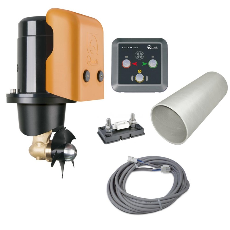 Quick BTQ 110-25 DC Bow Thruster Kit, 12V, 25kgf, 1.3kw [FGBT11025120K01]