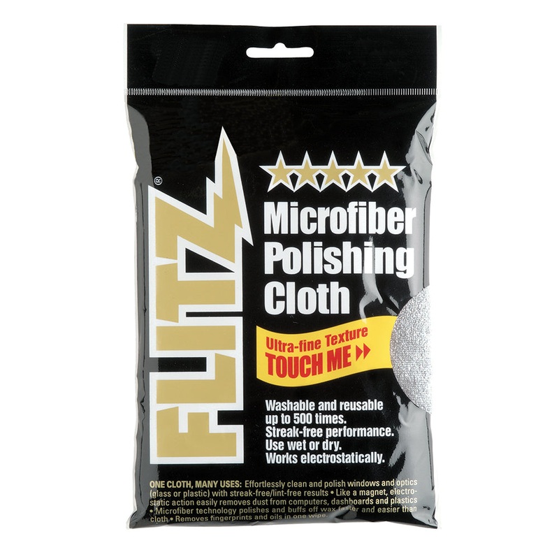 Flitz Microfiber Polishing Cloth – 16″ x 16″ – Single Bag [MC200]