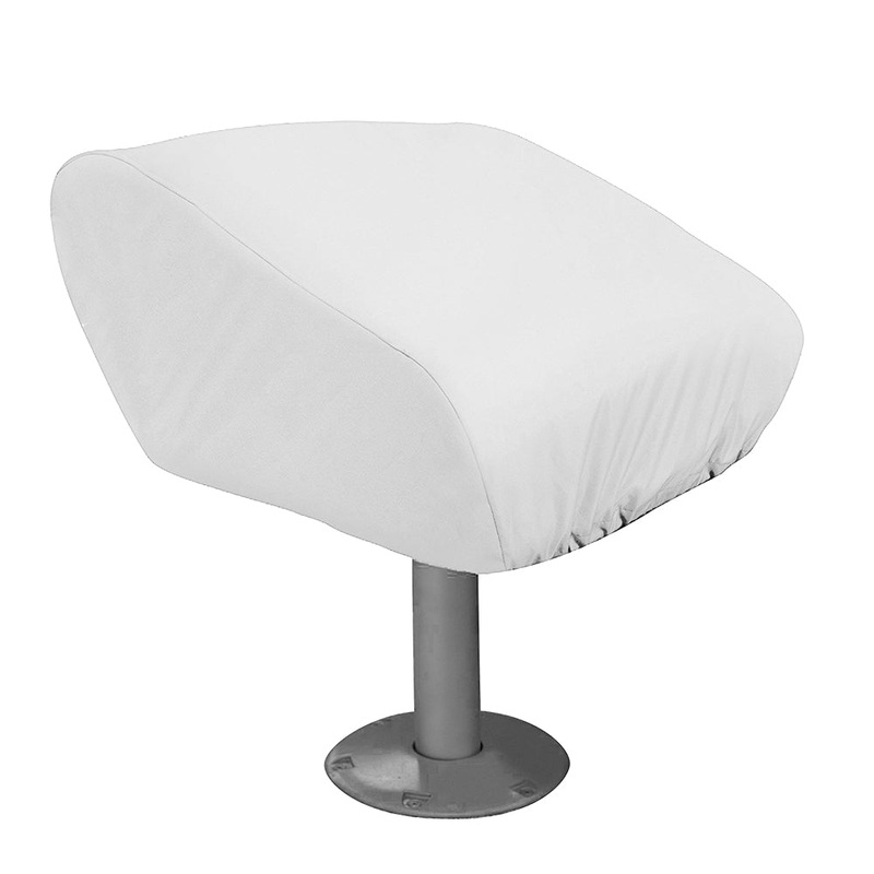 Taylor Made Folding Pedestal Boat Seat Cover – Vinyl White [40220]