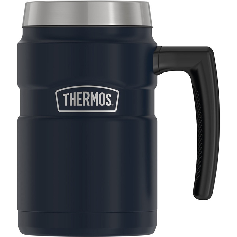 Thermos 16oz Stainless King Coffee Mug – Matte Midnight Blue [SK1600MDBW4]