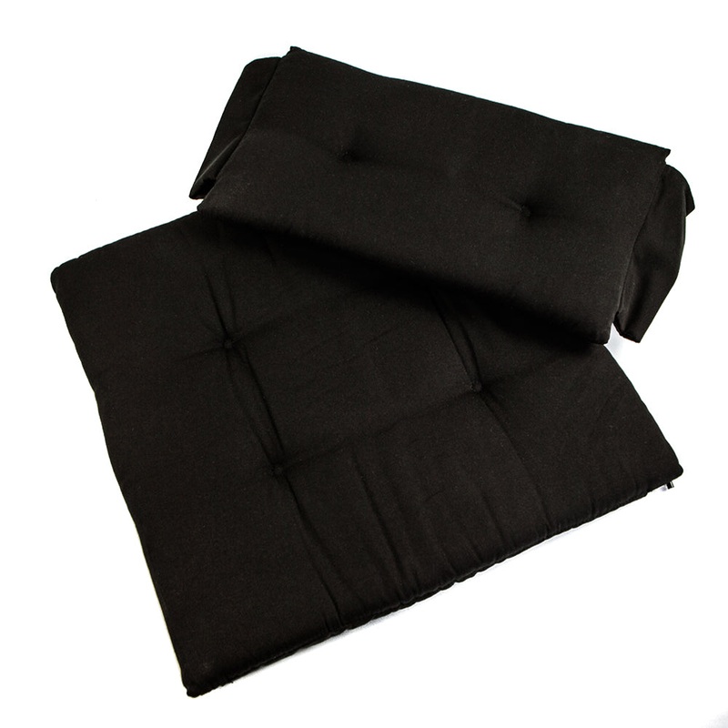 Whitecap Directors Chair II Replacement Seat Cushion Set – Black [87241]