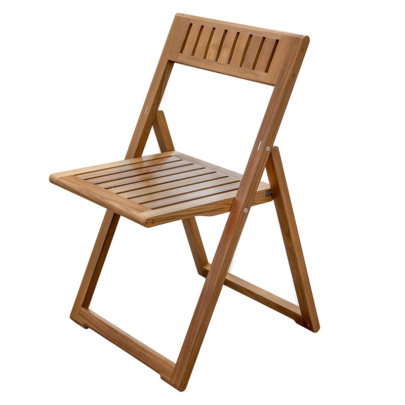 Whitecap Folding Slat Chair – Teak [63059]