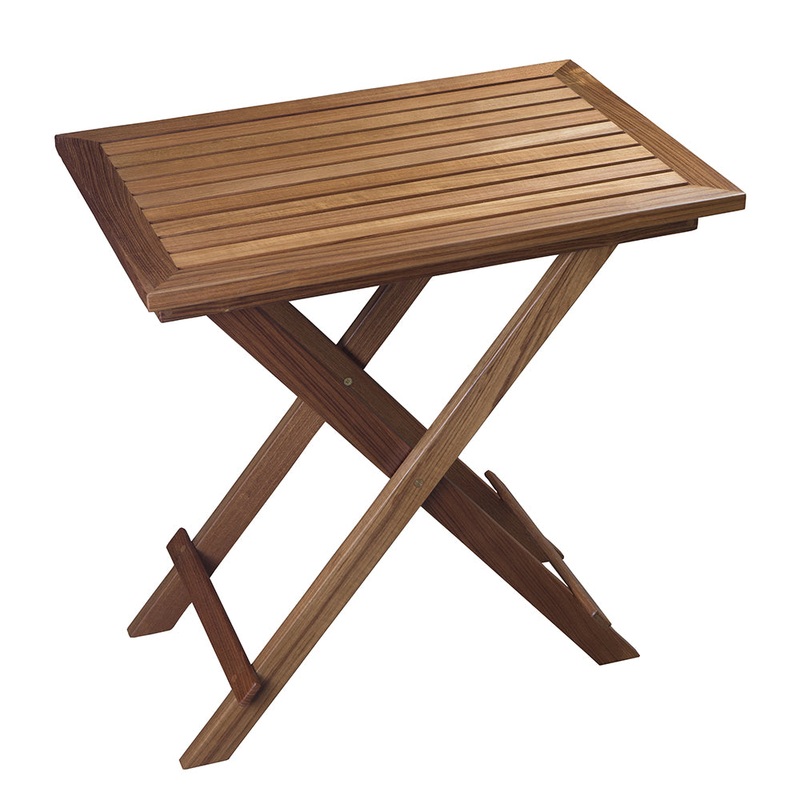 Whitecap Folding Slat Table – Teak [63058]