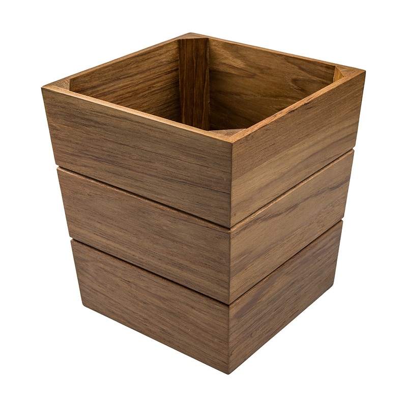 Whitecap Large Waste Basket – Teak [63100]