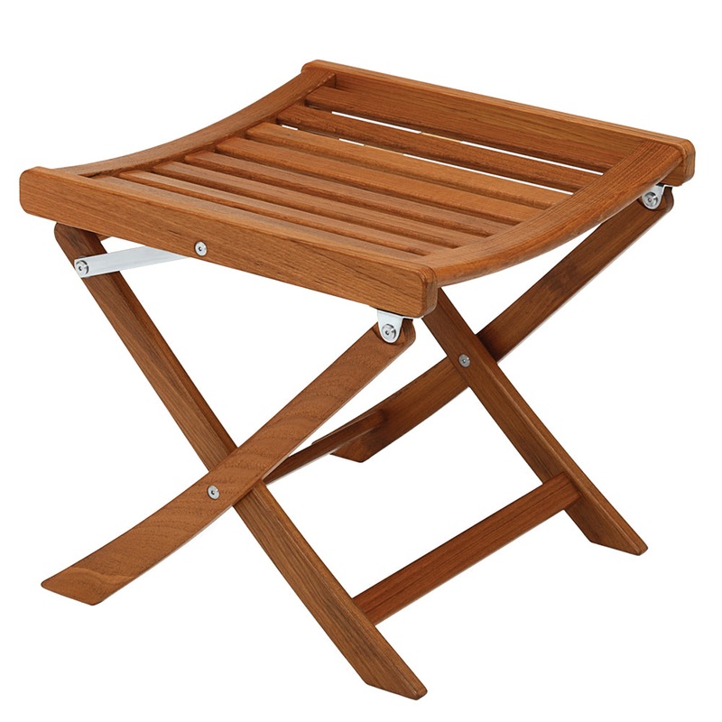Whitecap Matching Foot Stool – Teak [60072]