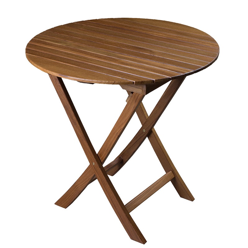 Whitecap Round Slat Table – Teak [63057]