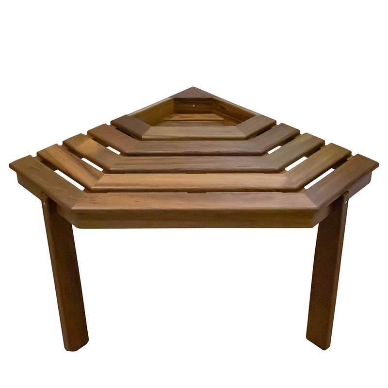 Whitecap Shower/Corner Stool – Teak [63106]