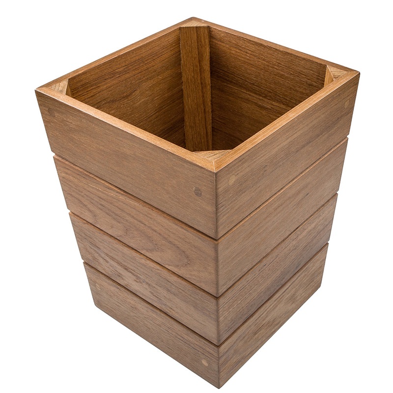 Whitecap Small Waste Basket – Teak [63102]