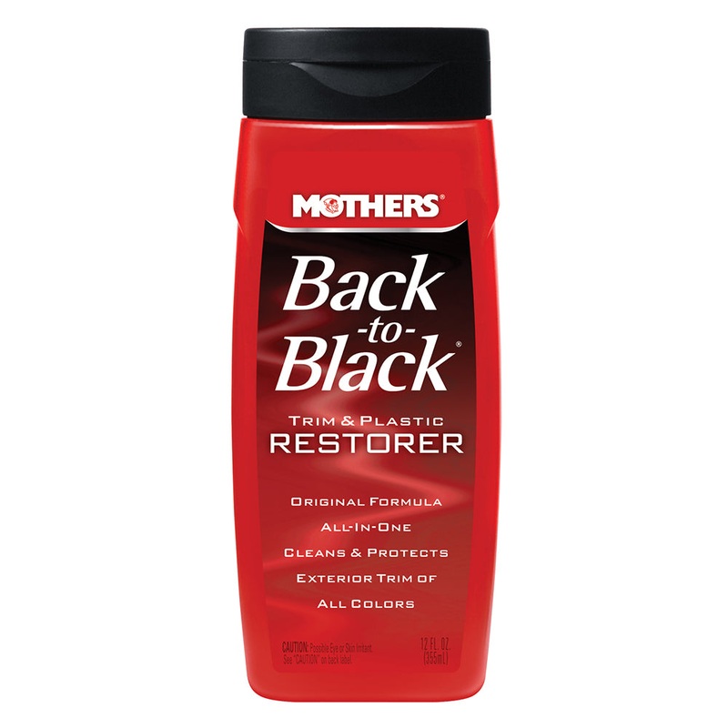 Mothers Back-to-Black Trim  Plastic Restorer – 12oz [06112]