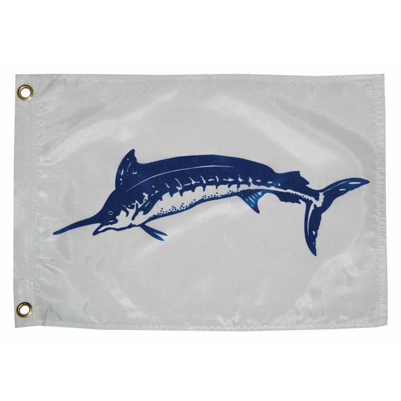 Taylor Made 12″ x 18″  Blue Marlin Flag [2918]