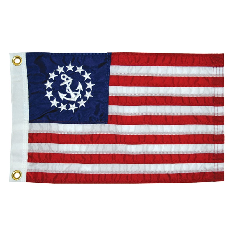 Taylor Made 16″ x 24″ Deluxe Sewn US Yacht Ensign Flag [8124]
