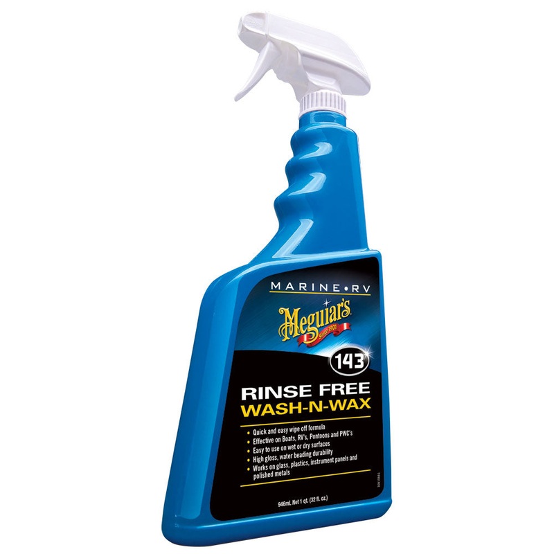 Meguiars Boat/RV Rinse Free Wash  Wax – *Case of 6* [M14332CASE]