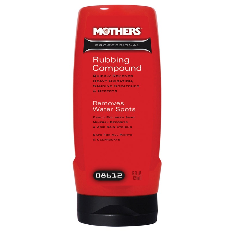 Mothers Professional Rubbing Compound – 12oz – *Case of 6* [08612CASE]