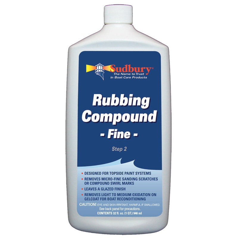 Sudbury Rubbing Compund Fine – Step 2 – 32oz Fluid [442]
