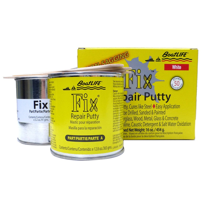 BoatLIFE Fix Repair Putty – 16oz – White [1196]