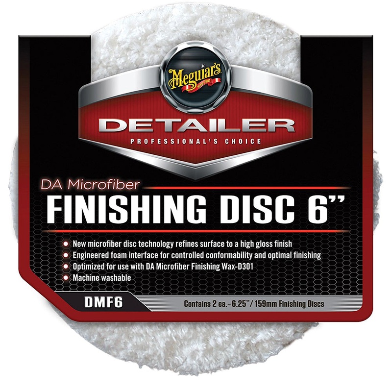 Meguiars DA Microfiber Finishing Disc – 6″ – 2-Pack [DMF6]