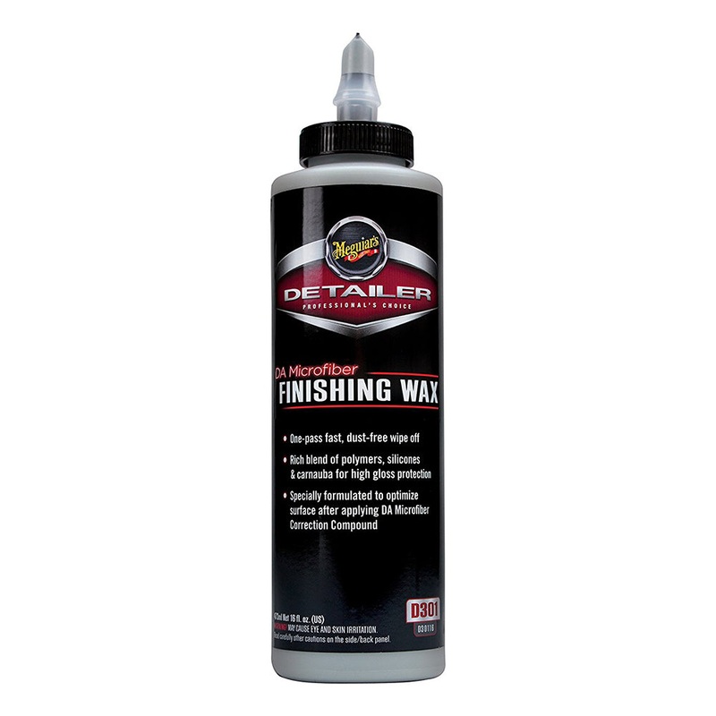 Meguiars DA Microfiber Finishing Wax – 16oz [D30116]