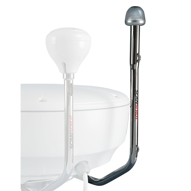 Scanstrut Integrated Stainless Steel Light Mount w/Hella NaviLED 360 All Round White Light [SC113]