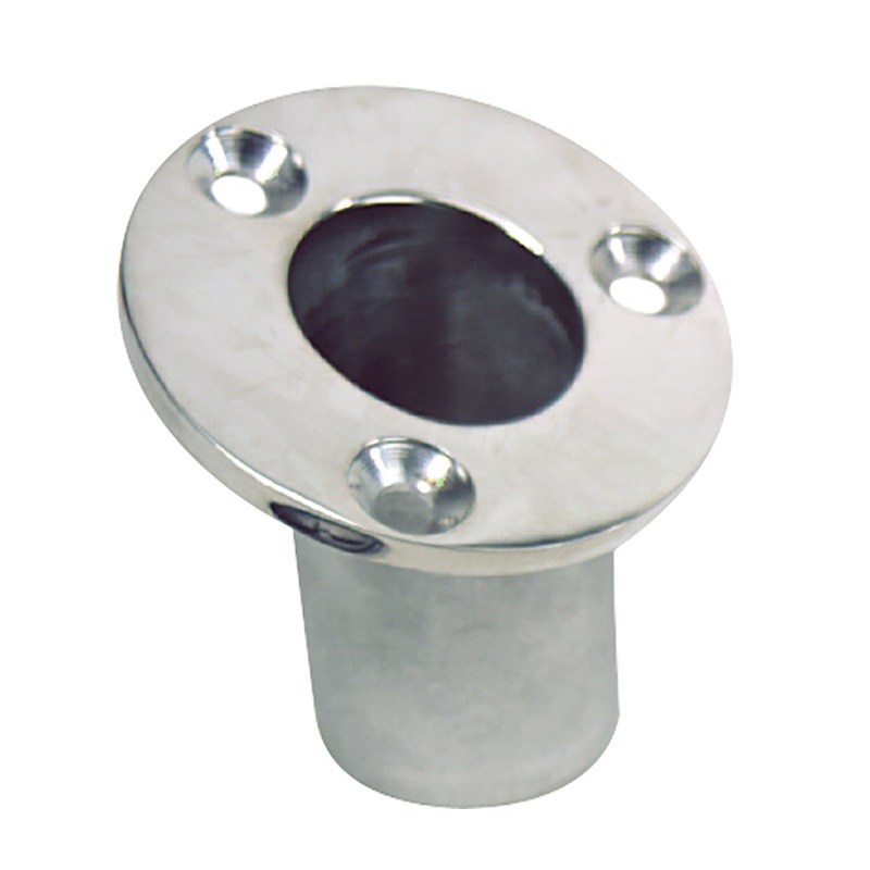 Whitecap Flush Mount Flag Pole Socket – Stainless Steel – 1-1/4″ ID [6170]