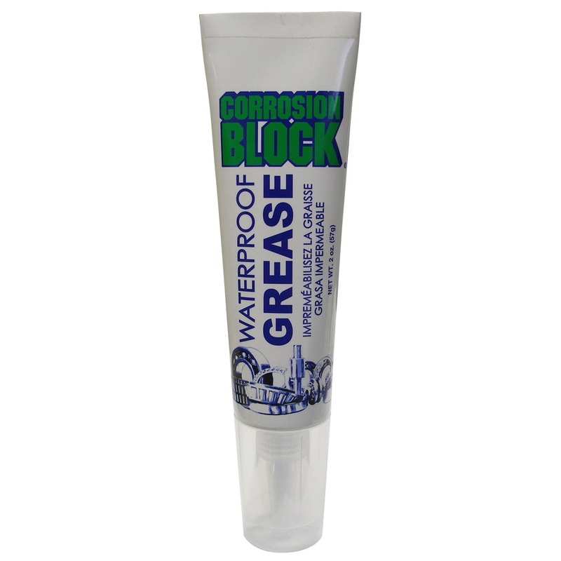 Corrosion Block High Performance Waterproof Grease – 2oz Tube – Non-Hazmat, Non-Flammable  Non-Toxic [25002]
