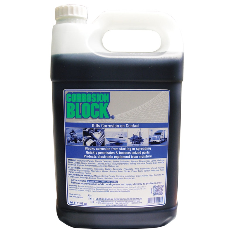 Corrosion Block Liquid 4-Liter Refill – Non-Hazmat, Non-Flammable  Non-Toxic [20004]
