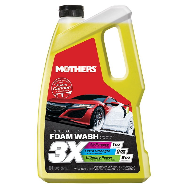 Mothers Triple Action Foam Wash – 100oz. [05610]