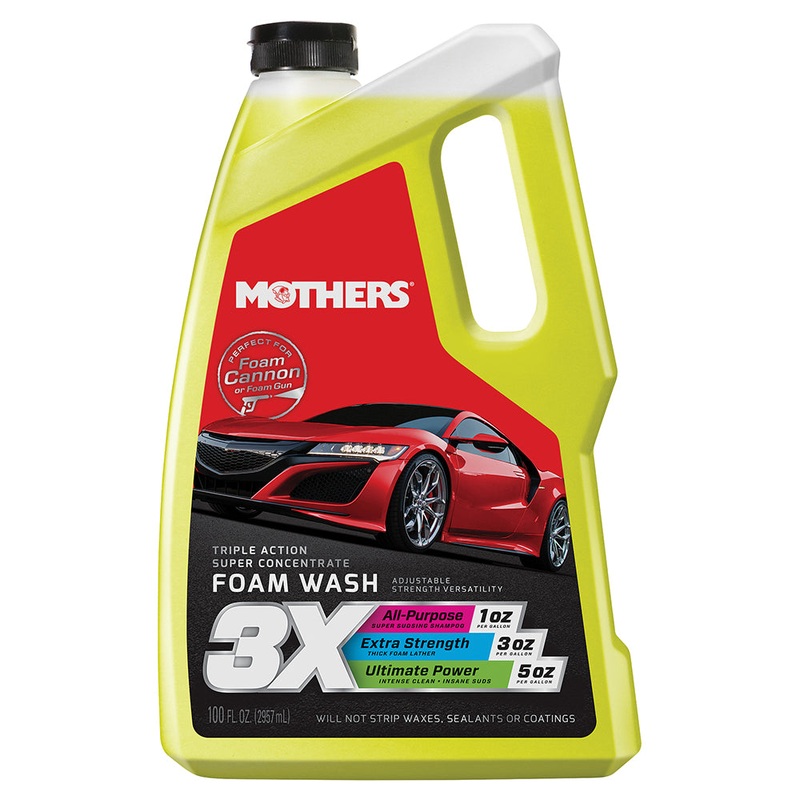 Mothers Triple Action Foam Wash – 100oz. *Case of 6* [05610CASE]