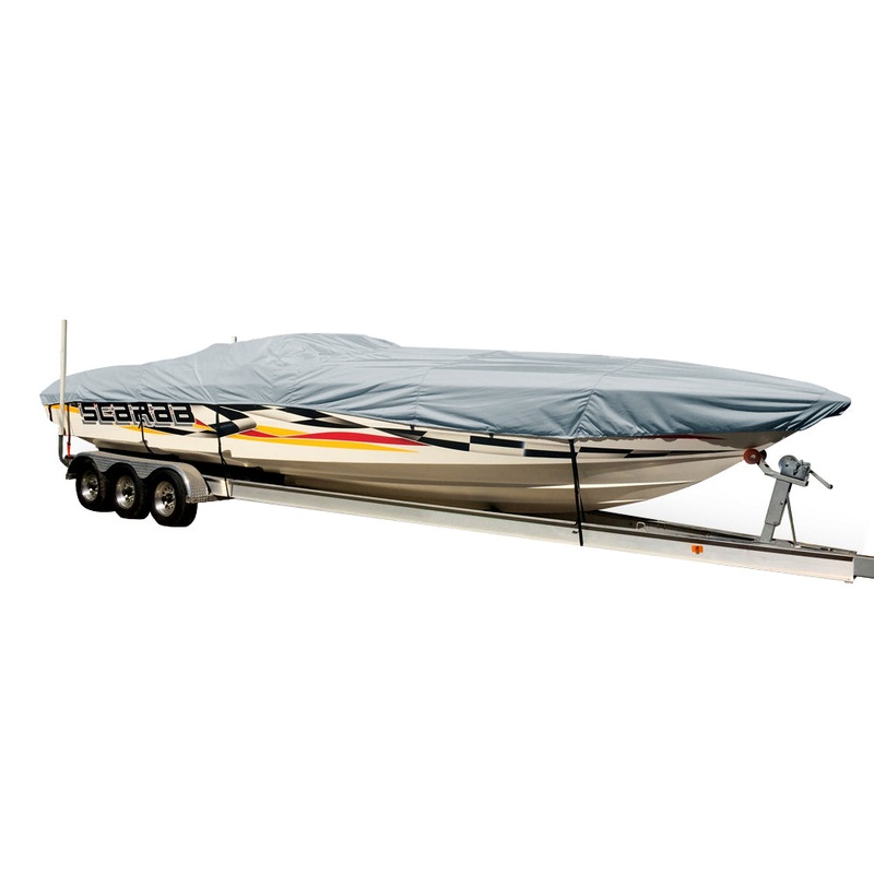 Carver Performance Poly-Guard Styled-to-Fit Boat Cover f/29.5 Performance Style Boats – Grey [74329P-10]