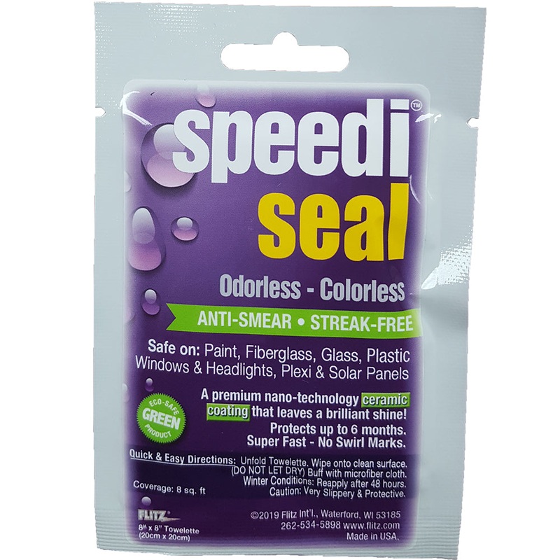 Flitz Speedi Seal 8″ x 8″ Towelette Packet *Case of 24* [MX 32801CASE]