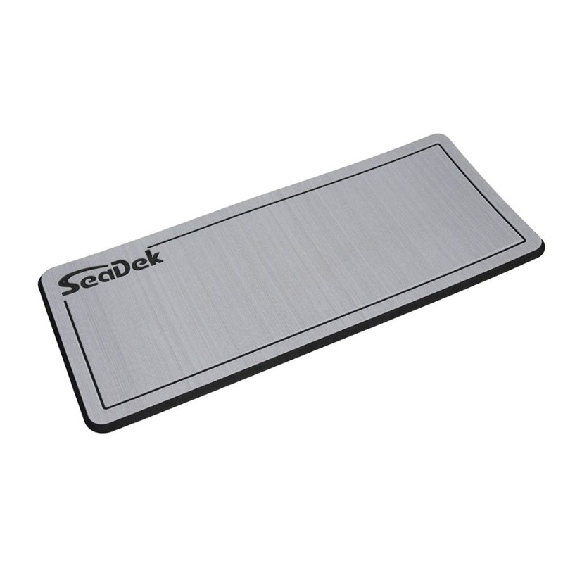 SeaDek Dual Density Helm Pad – 16″ x 39″ 20mm – Large – Storm Gray/Black w/Routed SD Logo [37926-80324]